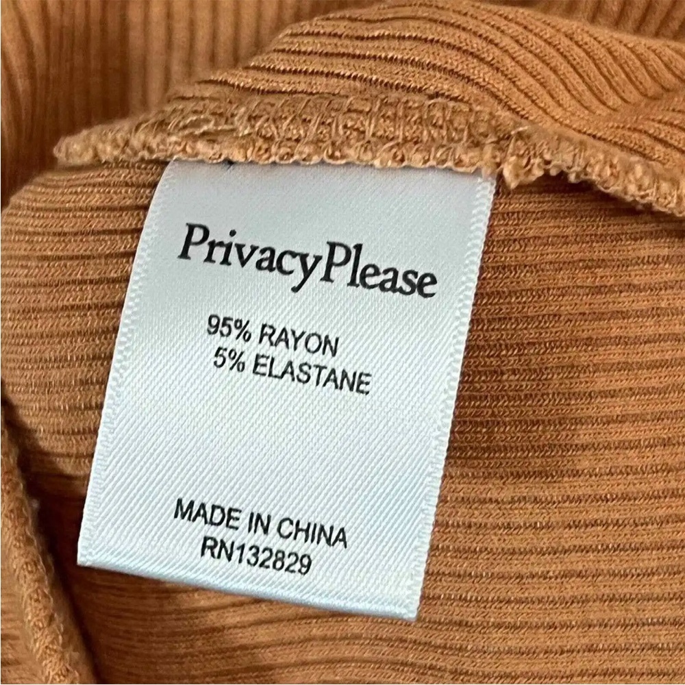 PRIVACY PLEASE Revolve Yellow Orion Wrap Tank Top - Picture 5 of 10